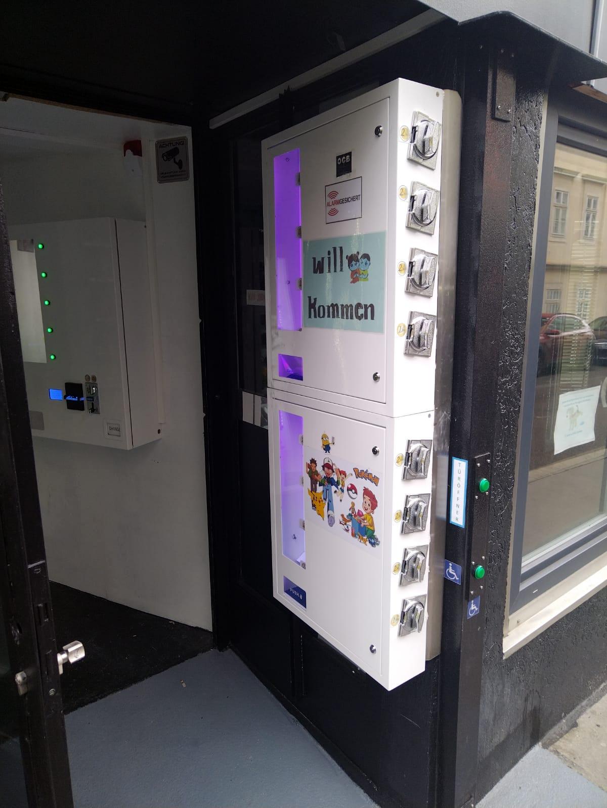 Mechanischer Automat für Papers Condome usw. 